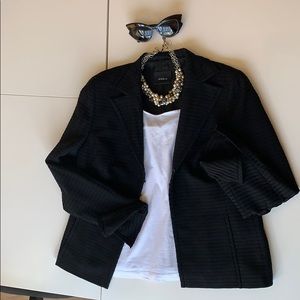 Akris wool jacket, fully lined, pleated body